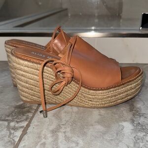 Alias Mae Brown Wedge Sandals
